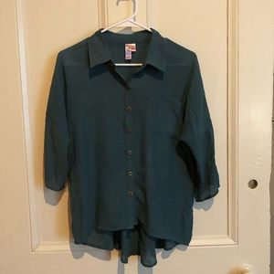 Dolled Up Button Down Shirt Size Small
